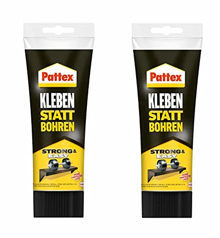 Pattex Colle de montage au lieu de percer, colle puissante pour un maintien immédiat, colle de construction universelle, haute résistance finale (colle universelle 500 g)