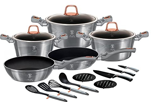Berlinger Haus - Set da 17 pentole (collezione Moonlight)