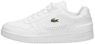Lacoste Damen Low-Top Sneaker T-Clip 123 13 SFA, Frauen Halbschuhe,schnürschuhe,schnürer,Plateausohle,straßenschuhe,Weiss (21G),36 EU / 3.5 UK