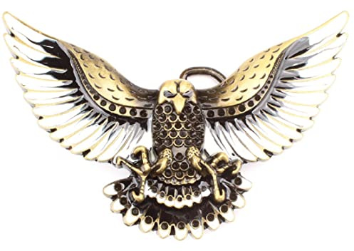 Eagle Belt Buckle för män, flygande falk bältesspänne, högt örnbältesspänne, nordisk viking örn bältesspänne, västra cowboybältesspänne, Nej, NO