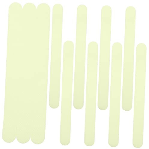 FUNOMOCYA 24 strisce luminose antiscivolo per scale, nastro riflettente scuro per uso interno ed esterno, per gradini, rampe e pavimenti