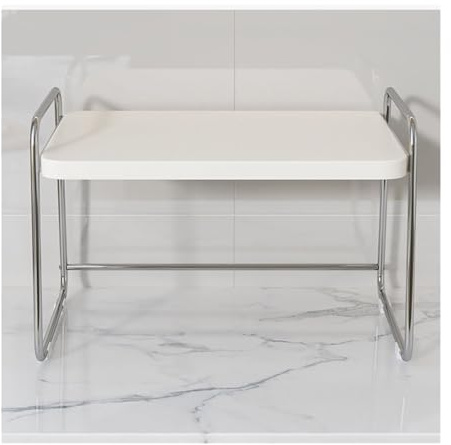 Scaffale da cucina in acciaio inox con design estraibile, ideale per cucinare il riso e il forno a microonde, salvaspazio, 42 cm