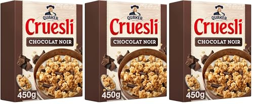 Quaker Cruesli Chocolat 450 g (Lot de 3)