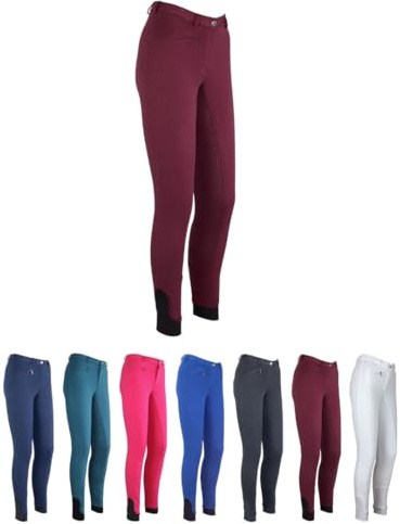 RL24 - Kinder-Reithose Flex Basicline – Weinrot – Gr. 134