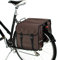 BikyBag Classic – Doppelte Fahrradtasche – 26 L Wasserabweisende Gepäckträgertasche | Fahrradtasche für Pendler & Einkauf(Classic - Braun)