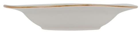 Tuxton Artisan Geode Geode Agave Reactive Natural 9-1/2-Ounce Rim Soup, Case of 24, Brown/White; Scratch Resistant; Chip Resistant; Lead & Cadmium Free; Dishwasher, Microwave, Oven Safe