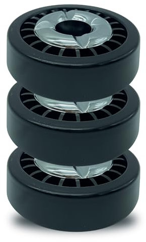 Clearfee Retro Windaschenbecher mit Gluttöter | aus Metall, Rostfrei Sturmaschenbecher | Rund Aschenbecher für Innen & Außen | auch ideal für Gastronomie, Garten, Balkon, (Schwarz, 3 Stück)