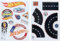 Hot Wheels Personalisierte Kinderzimmer Wandaufkleber - Offiziell lizenziert, Spielzimmer Dekorationen, enthält Speedway Straßen, Autos, Rennflaggen, Buchstaben & Schilder