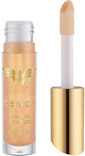Catrice Wonder Woman Shimmer Lip Glaze, con oli, lucida, brillante (3.4ml)