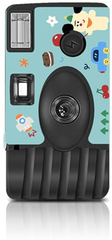 Huudngeje Disposable Film Camera One Time Camera with Flash for Gathering Wedding Travel No.1