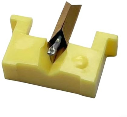 Puntina di ricambio per fonografo, per cartucce Shure M70B N70B N72B M70EJ, per giradischi in vinile (giallo)