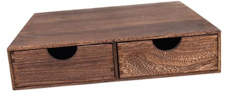 SiaBiced Boîte à Dosettes de Café avec Tiroirs pour La Cuisine et Le Bureau, Brun