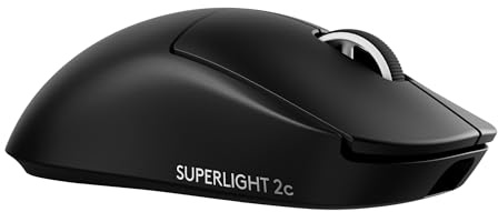 Logitech G Pro X Superlight 2c, Souris de Gaming sans Fil, Souris Pro-Grade compacte 53 g avec 5 Boutons programmables, USB-C, capteur 44K PPP, taux d’Interrogation Jusqu’à 8 kHz, PC/Mac - Noir