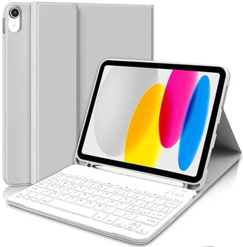 AGARELE Cover con Tastiera per iPad A16 11 Generation & iPad 10 Generazione (11/10.9 pollici, 2025/2022), Italiano QWERTY Tastiera