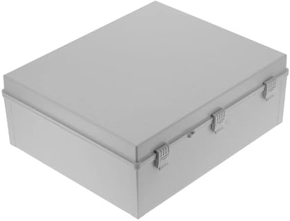 Vvikizy ABS Vattentät Kopplingsdosa Robust Design för Inomhus Utomhus Elektrisk Användning Grå 600x500x220mm