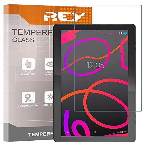 REY Pellicola salvaschermo per Lenovo Tab M10 10.1 2018 TB-X505F TB-X505L - Smart Tab M10 HD 10.1 2020, Pellicole salvaschermo Vetro temperato, di qualità Premium Tablet