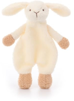 Apricot Lamb Manta de Seguridad de Albaricoque y Cordero con Peluche, diseño de Animales de Peluche,Turbante de Conejo Humanoide