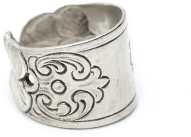 Miniblings Real Silver Ring 825 Sterling Cutlery Handmade Unique Antique AB1 - Handmade Fashion Jewelry - Fingerring