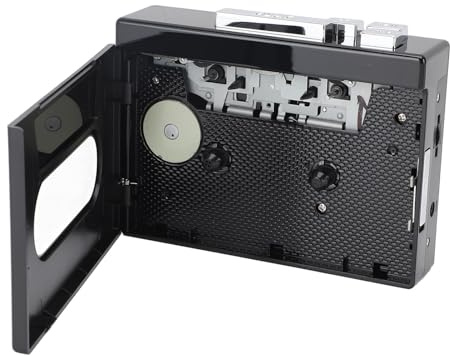 Tnfeeon Lettore di Cassette, Lettore di Cassette Portatile con 5.0, Radio FM, Stereo per Musica e Registrazioni Vocali