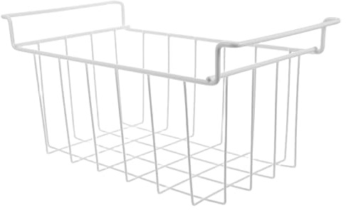 Generico Cestello Portaoggetti Sospeso in Filo Metallico 42X22X20 CM per Congelatore a Pozzetto Contenitore Organizer per L’Organizzazione e Ottimizzazione Spazio Congelatore Compatibile