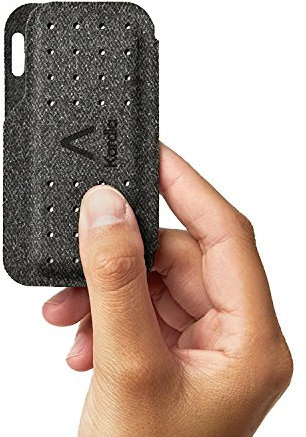 AliveCor Gehäuse für Kardia Mobile - Magnetverschluss zur Aufbewahrung des Geräts - Passt in Taschen und Beutel oder kann am Schlüsselanhänger befestigt Werden - Grau