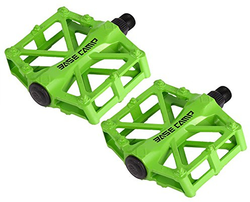 Pedales de Bicicleta, Pedales de Ciclismo de Aluminio Antideslizantes livianos de 3 Colores para Andar a Larga Distancia