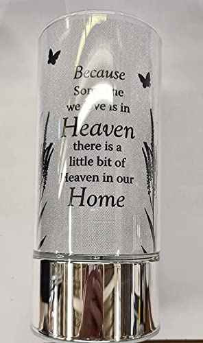 Bathtime Bakery Heaven Thoughts of you memorial tube light 20cm glass light tube 3AA Batteries NOT INCLUDED