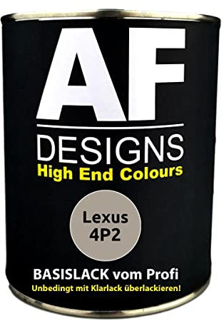 Alex Flittner Designs 1L Autolack für Lexus 4P2 Beige Shining Flake Metallic Autolack Spritzfertig