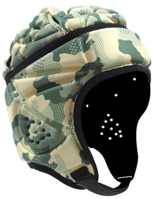 Ronyme Casque de Rugby pour Enfants, Casquette de Protection de Rugby, Casquette de mêlée réglable, protège-têtes de Rugby, Couvre-Chef de Rugby pour Chapeau
