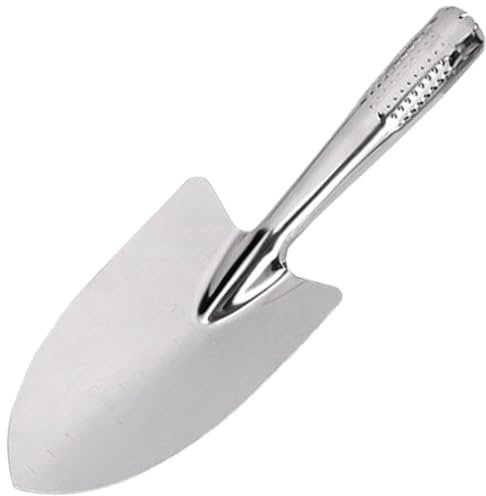 Truelle de Jardin en Acier Inoxydable - Pelle de Jardin - Petite Pelle de Jardinage - Outils à Main - Pelles pour désherber, Transplanter et Creuser
