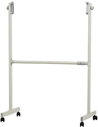 LOOQS Beweglicher Metallständer, um 360° drehbar, höhenverstellbar, Verstellbarer Whiteboard-Ständer (nur Ständer). Universeller, trocken abwischbarer Tafelständer