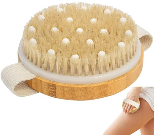 Trockenbürste, Körperbürste, Massagebürste, Trockenbürste Lymphdrainage, Badebürste, trockenbürste körper, Dry Brush, Trockenmassage Bürste Entfernen Abgestorbener Hauten