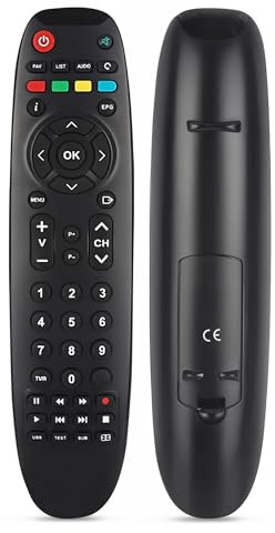 Leyf Telecomando Thomson – Compatibile con ricevitore satellitare THS 804 – Nero