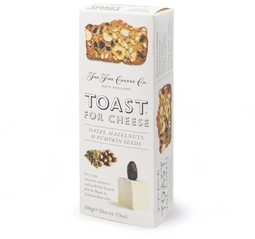 THE FINE CHEESE CO. | Pack 6 x Tostadas (Dátiles, avellanas y semillas de calabaza)