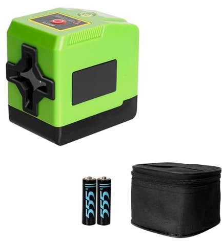 Nivel Láser, Autonivelante Verde Láser de Líneas Cruzadas Horizontales y Verticales, Nivel laser en cruz lineas, Láseres de línea para DIY Decoración del Hogar, Herramientas de Nivelación