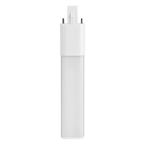 Tomotato G23 Base 6W LED-lampor, 2-stifts Compact PL horisontell infälld, Cool Light LED-, sminklampor för väggscones och badrum (Han var hungrig)