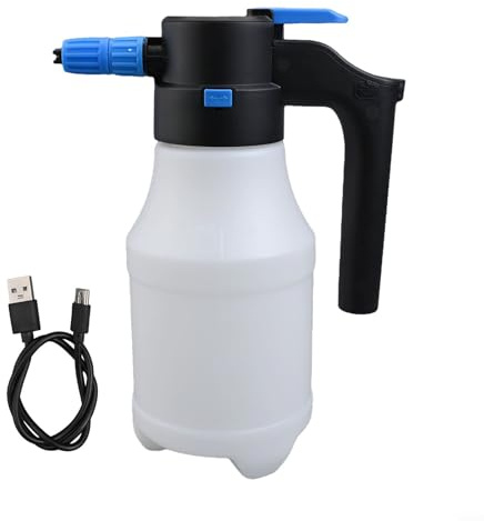 Aplicador de espuma para coche eléctrico compacto y potente de limpieza sin esfuerzo con un sistema de carga USB y un amplio espacio de almacenamiento de 1 5 L