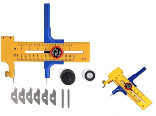 OFKPO Fresa Rotante Paper Cutters Taglierina Circolare Compasso Rotante