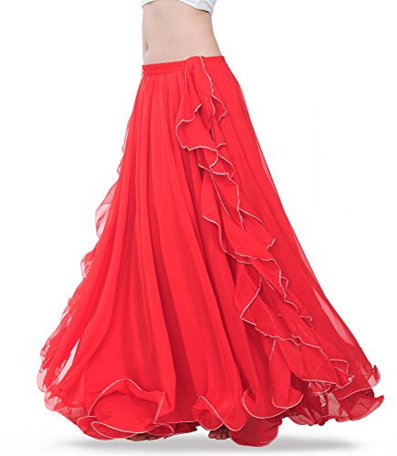 ROYAL SMEELA Alta qualità Nuovo Costume da Gonna di Danza del Ventre Femminile Pratica di Danza Abito da Gonna in Chiffon Abbigliamento Performance