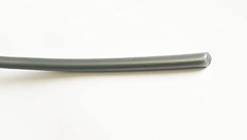 Rundkeder PVC 8 mm rund Vollmaterial Farbe silbergrau 10 Meter