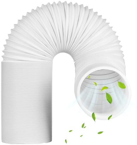 Manguera de Aire Acondicionado Móvil 2m Ø 150mm Tubo Aire Acondicionado Portatil Rosca Antihoraria de Ventilación para Salida de Aire Acondicionado Extractor de Aire Secadora Deshumidificador