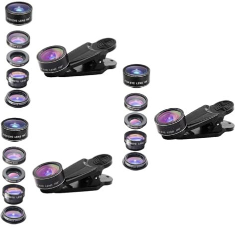 LABRIMP 3stücke Smartphone Kamera Objektiv Makro Weitwinkel Fischauge Telekonverter Universelle Linse Für Handys