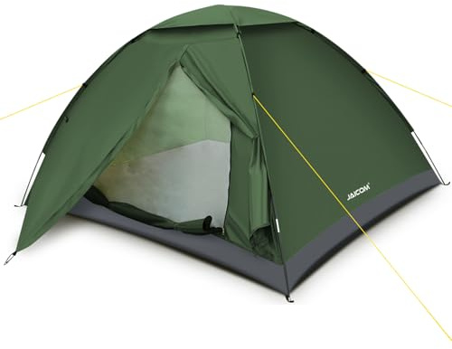 JAICOM Tenda da Campeggio per 4 Persone, Ultraleggera Impermeabile Tende igloo Tenda Campeggio per 3-4 Stagioni, Facile da installare, Ideale per Campeggio, Trekking, Spiaggia, Arrampicata