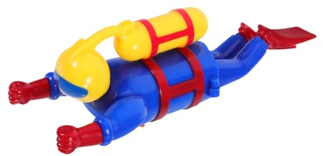 Abaodam Juguete de Baño para Muñeco Buceador de Plástico para Bañera y Piscina Desarrollo Coordinación Mano Sin Bordes Afilados Cumpleaños y