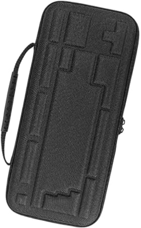 Estuche rígido de almacenamiento para teclado mecánico de 84 teclas, a prueba de polvo, bolsa de transporte de EVA con asa, organizador compacto