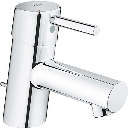 GROHE 34702001 Concetto Einloch-Badarmatur mit Ablaufgarnitur StarLight Chrom