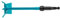 Serfouette à fleurs Combisystem de Gardena : double binette à 3 dents pour ameublir/aérer et désherber le sol, largeur de travail 6,5 cm, poignée ergonomique, protection contre la corrosion (8915-20)