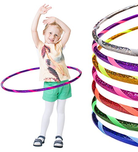 Glamour Kinder Hula Hoop Reifen Ø80cm, Violett-Pink