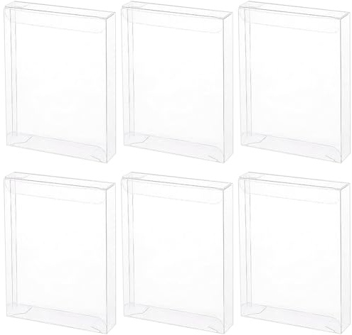 BENECREAT 30PCS PVC Candy Treat Gift Box 15x12cm Trasparente Rettangolo Scatole per Bomboniere per Caramelle Cioccolato Chrismas Matrimonio Festa di Compleanno
