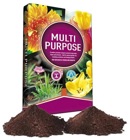 Nutrient Rich Formula & Improved Water Retention Multi Purpose Compost Bags